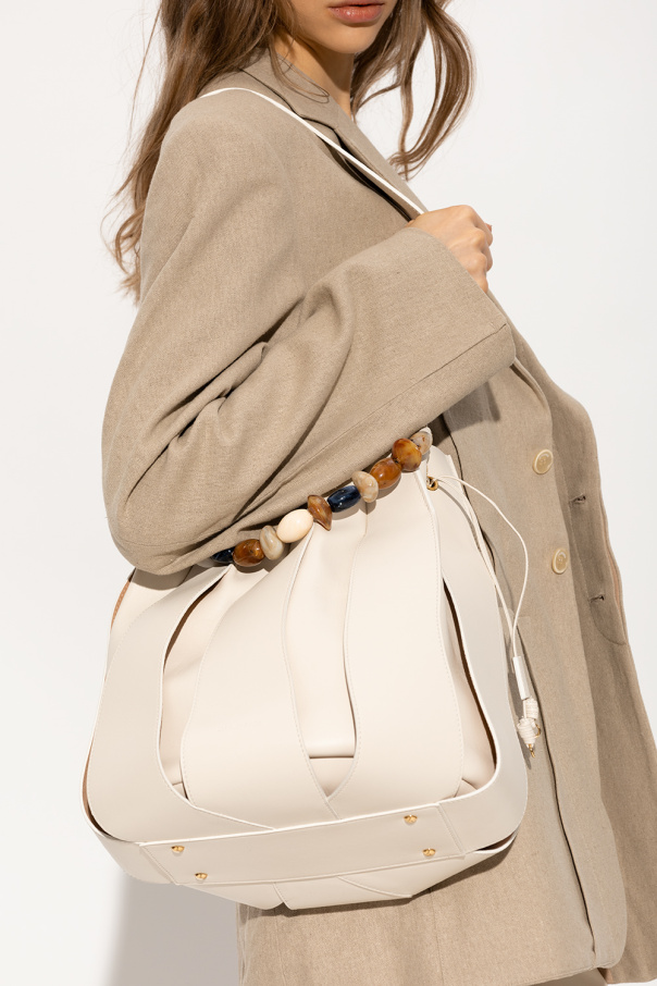 Ulla Johnson ‘Lotus’ shoulder studded bag