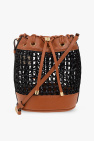 Love Moschino studded leather shoulder bag