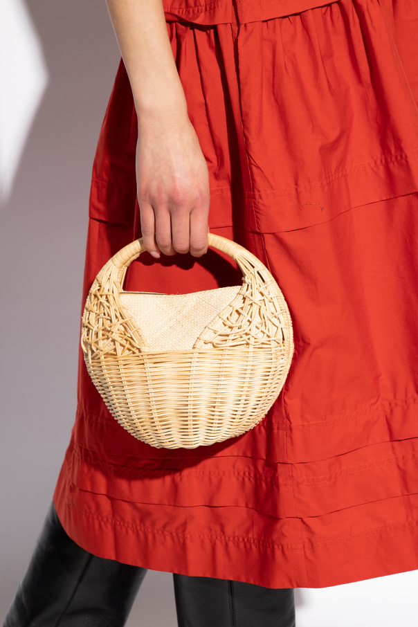 Ulla Johnson ‘Sea Shell’ wicker handbag