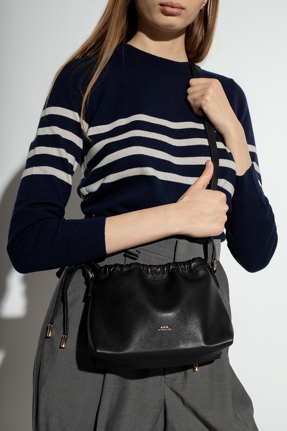 A.P.C. Casual Style Unisex Street Style Logo Shoulder Bags