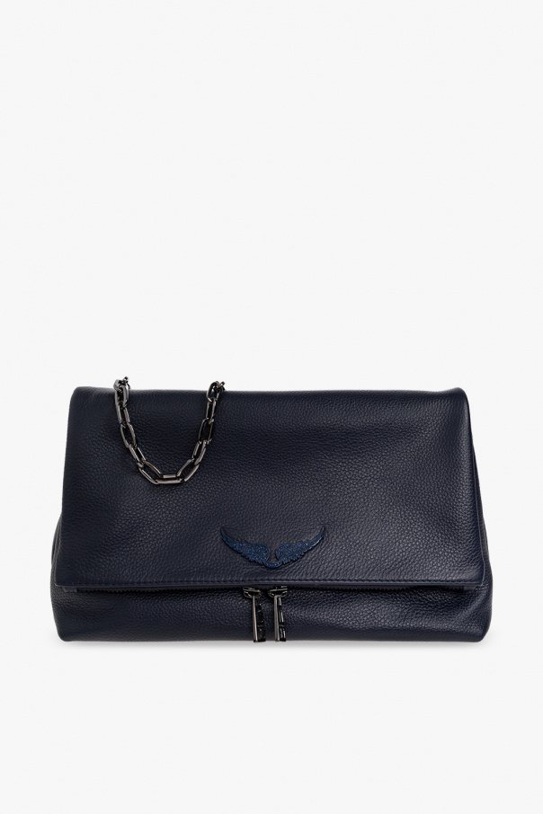 Zadig & Voltaire Rock Blue Leather Mini Bag