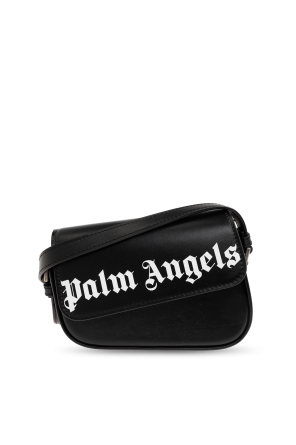Leather bag with logo