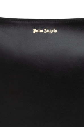 Palm Angels Skórzana torba na ramię z logo