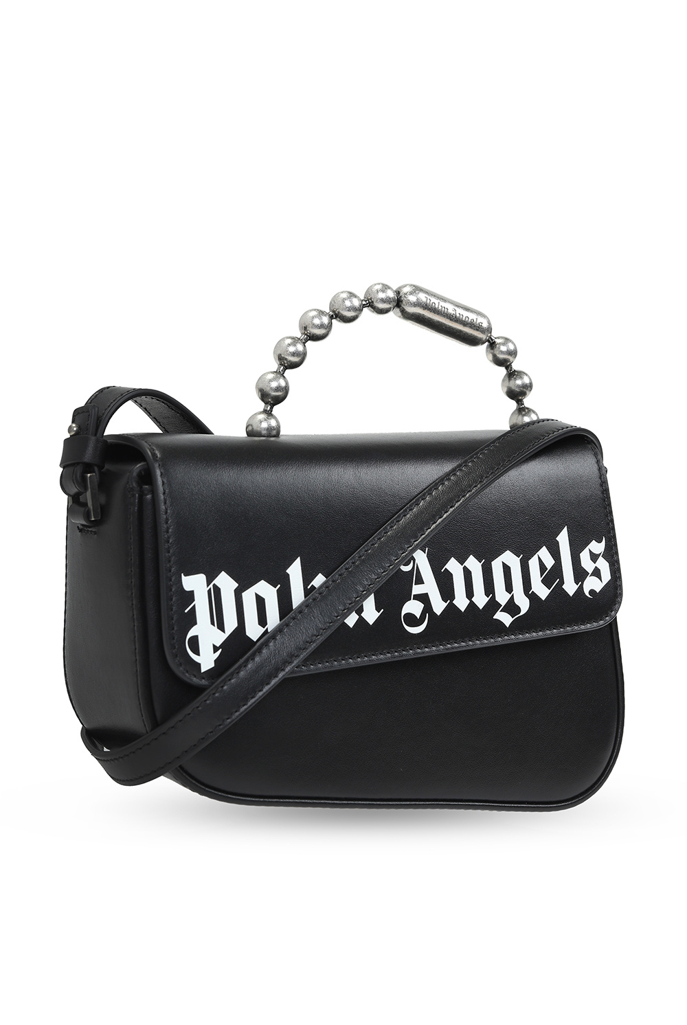 LEATHER BRIDGE BAG in black - Palm Angels® Official