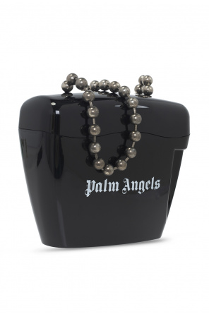 Palm Angels KHAITE knot-handle logo leather tote Neutrals