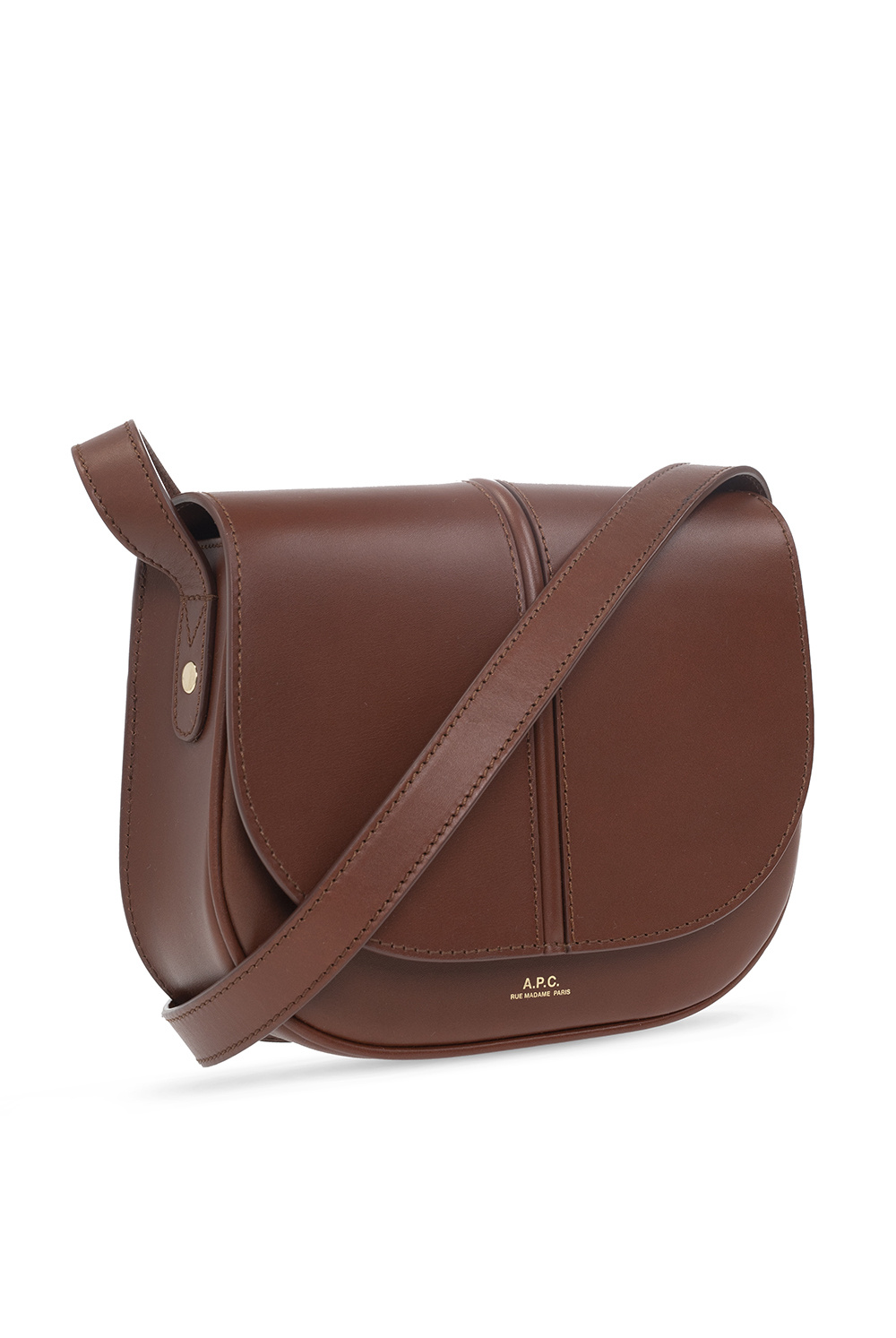 Medium dauphine leather Sicily bag in Brown