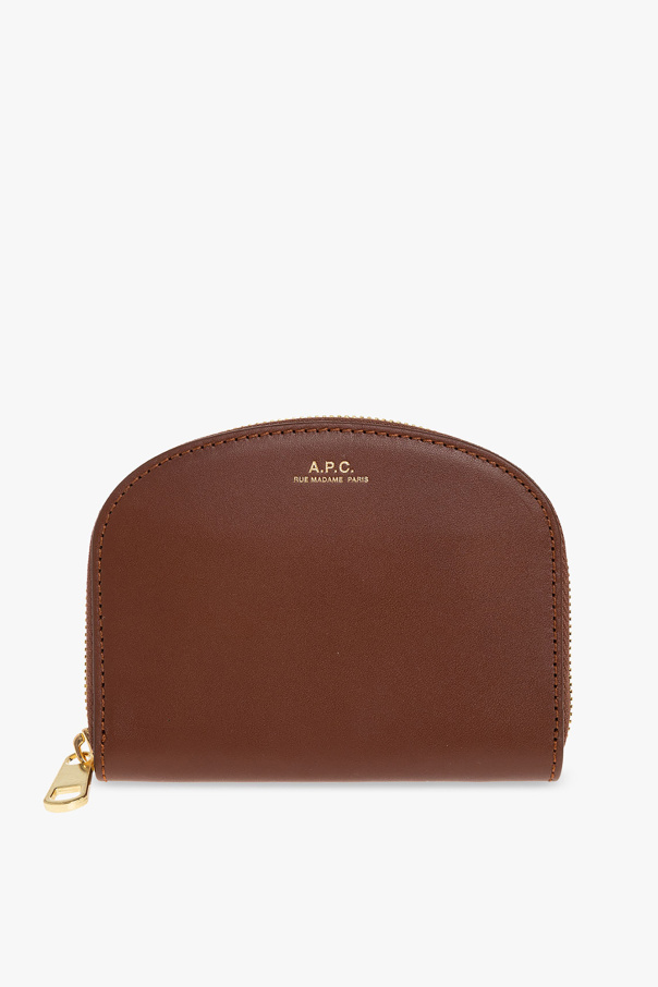 A.P.C. ‘Demi Lune’ leather wallet