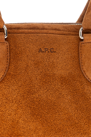 A.P.C. Geanta ‘Paloma’ din piele întoarsă maro A.P.C.