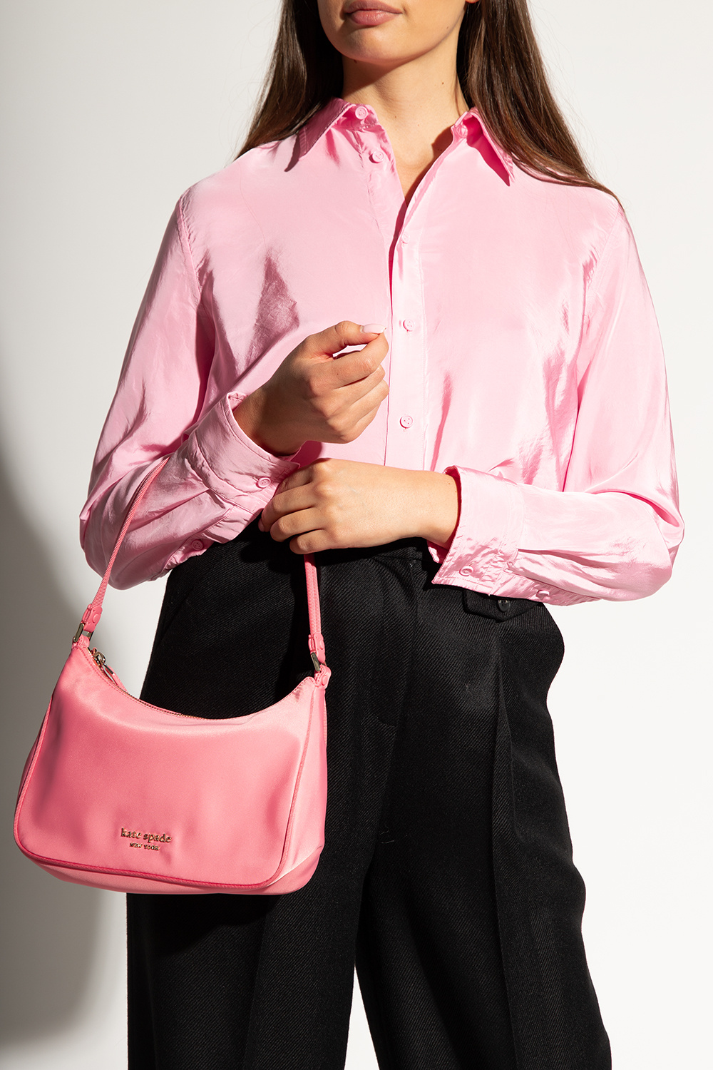 Locò Small Shoulder Bag In Calfskin for Woman in Pink Pp