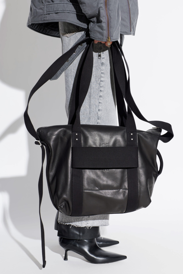Rick Owens Skórzana torba typu `shopper`