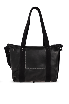 Rick Owens Skórzana torba typu `shopper`
