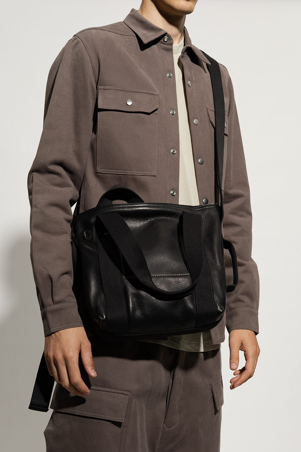 Rick Owens Leather shoulder bag