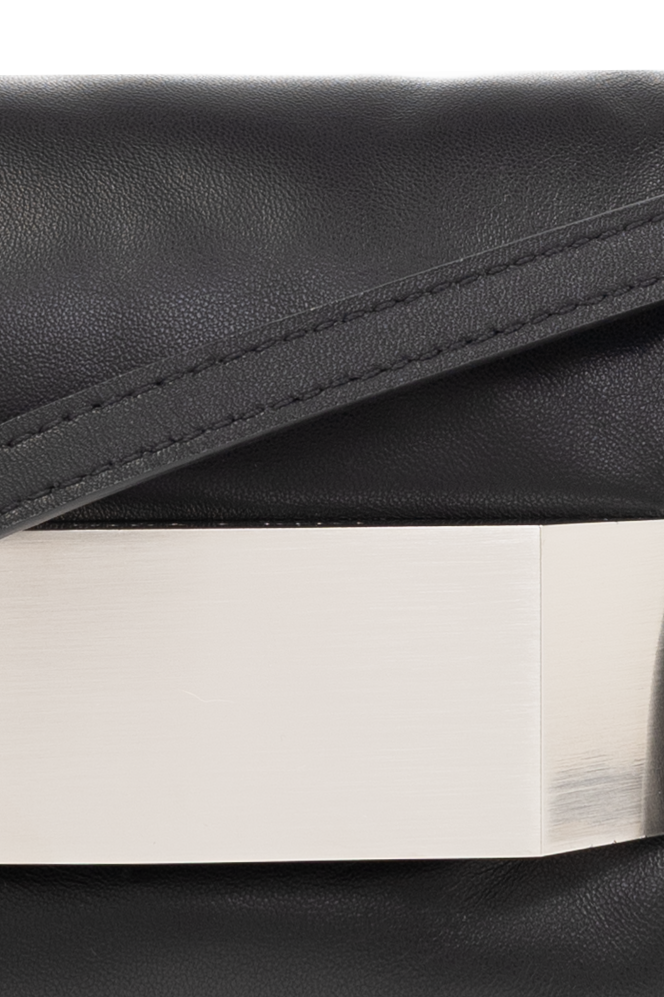 Louis Vuitton Oversized Belt Calfskin Utility Dress BLACK. Size 40