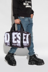 Diesel BLACK ‘RAVE’ holdall bag