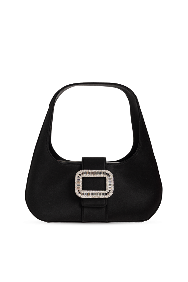Satin shoulder bag ‘Pilgrim’ od Roger Vivier
