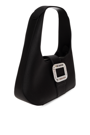 Roger Vivier Satynowa torba na ramię ‘Pilgrim’