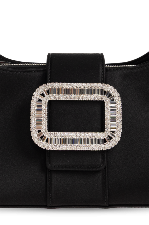 Roger Vivier Satynowa torba na ramię ‘Pilgrim’