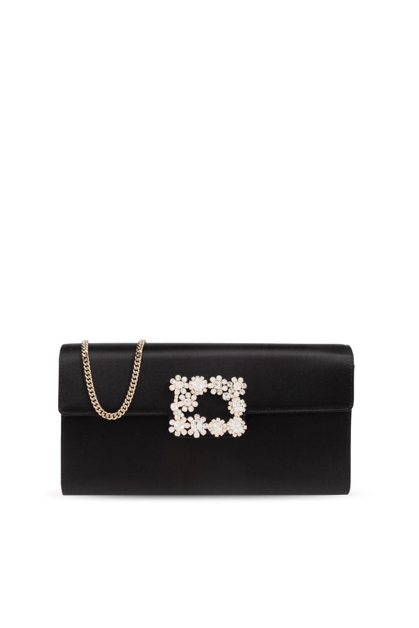 Satin clutch ‘Efflorescence‘, zdjęcie 1 Satin clutch ‘Efflorescence‘ od Roger Vivier