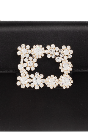 Roger Vivier Cartera de satén ‘Efflorescence‘