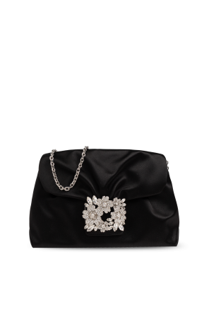 Satin clutch 'Efflorescence Mini'