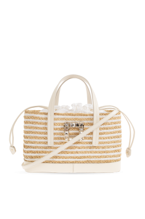 Bolso de mano con aplicaciones brillantes