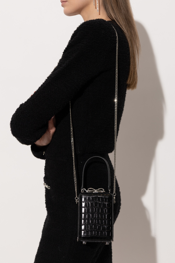 Self-Portrait Leather clutch