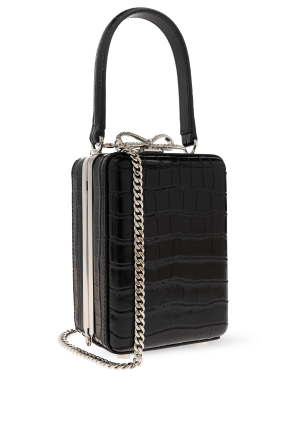 Self-Portrait Leather clutch