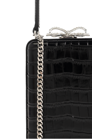 Self-Portrait Leather clutch