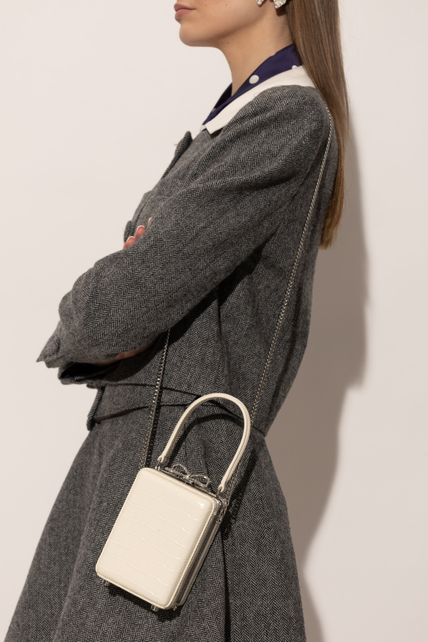 Self-Portrait Leather clutch