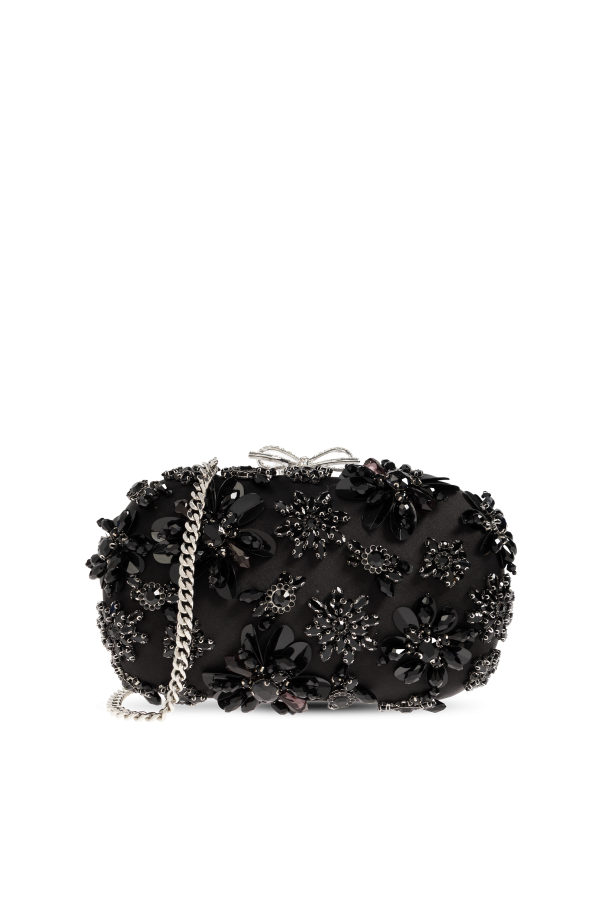 Self-Portrait Clutch mit schimmernden Kristallen