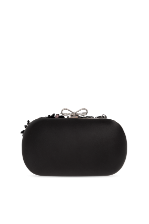 Self-Portrait Clutch mit schimmernden Kristallen