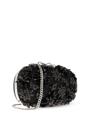 Self-Portrait Clutch mit schimmernden Kristallen