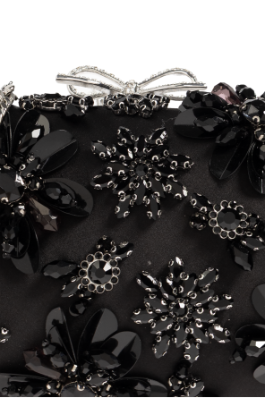 Self-Portrait Clutch mit schimmernden Kristallen