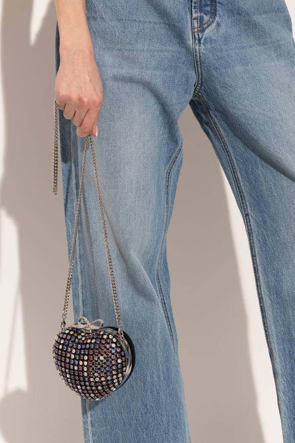 Self-Portrait Cartera tipo clutch en forma de corazón