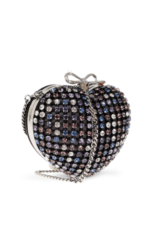 Self-Portrait Cartera tipo clutch en forma de corazón