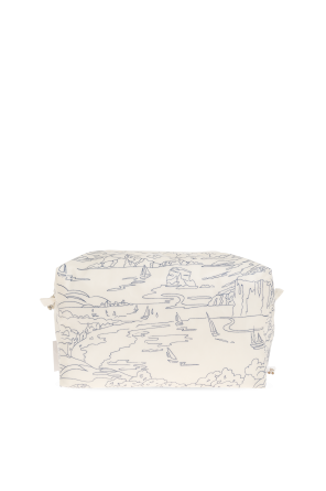 Cosmetic bag with print