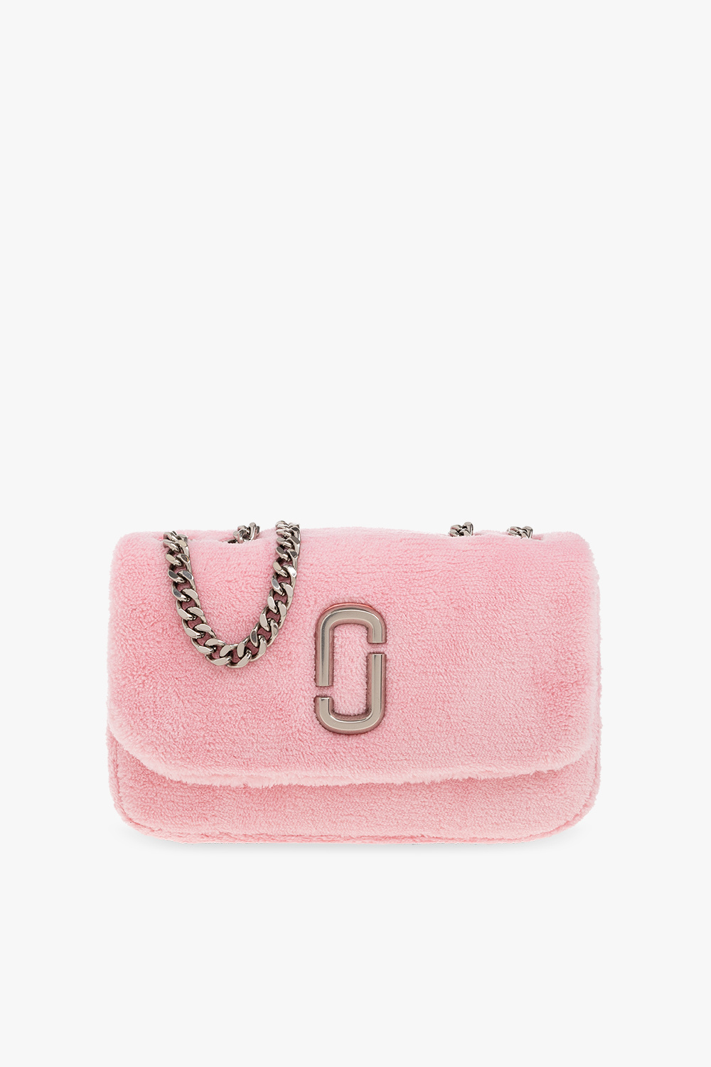 Marc Jacobs Women's Grained Leather Clutch/Wristlet Square Pink 