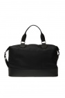 Philipp Plein BLACK 'Plein star' Logo duffel bag