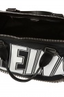 Philipp Plein BLACK 'Plein star' Logo duffel bag