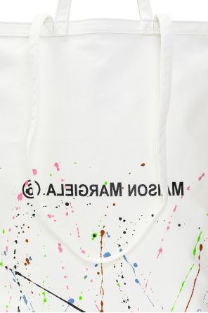 MM6 Maison Margiela Paint-splatter shopper bag