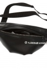 MM6 Maison Margiela BLACK Logo-printed belt bag