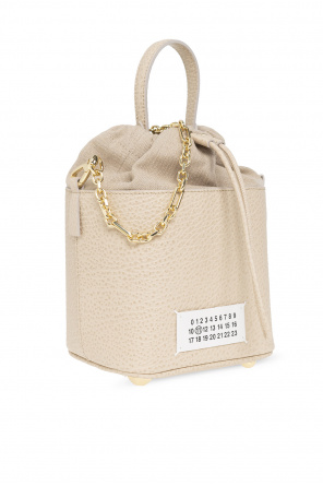 Maison Margiela ‘Textured’ shoulder leopard-print bag