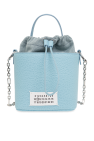 AMBUSH logo-patch foldover backpack Blau