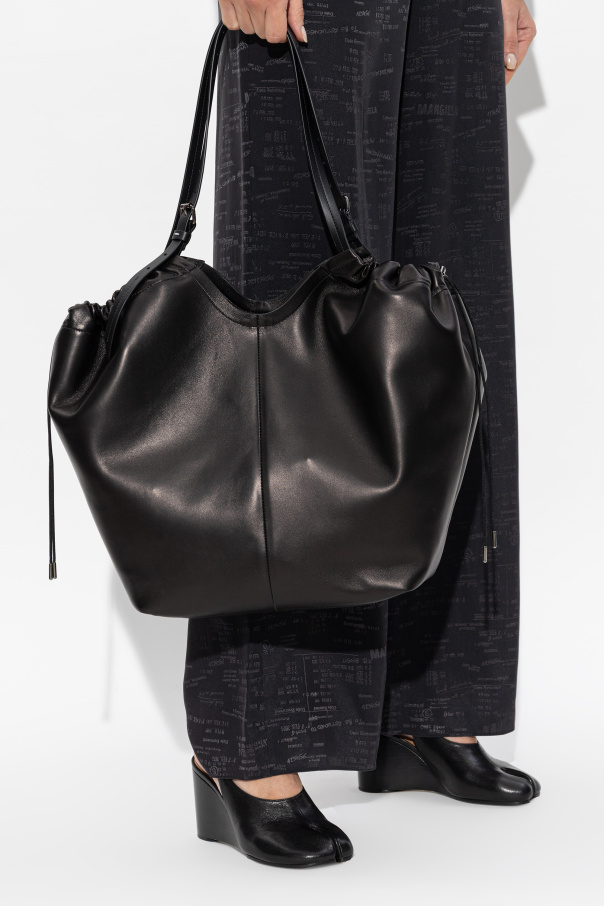 Maison Margiela Skórzana torba typu `shopper`