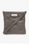 beaded-strap leather shoulder bag Large Green