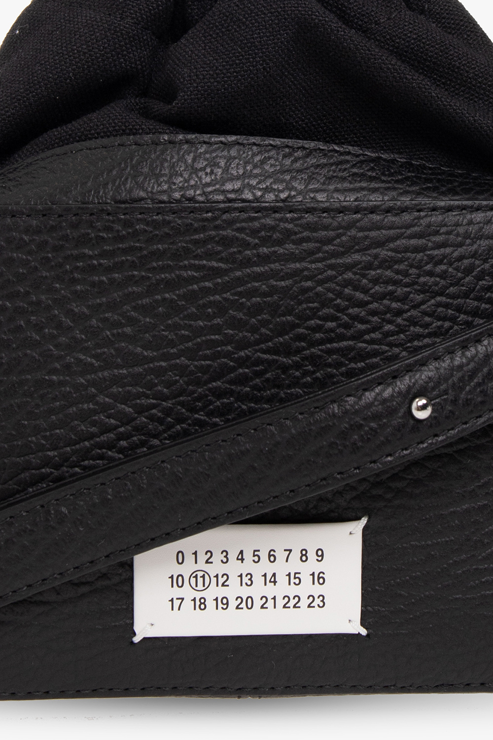 Maison Margiela '5Gucci shoulder bag in black monogram leather