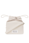 Acne Studios buckle-strap suede shoulder bag
