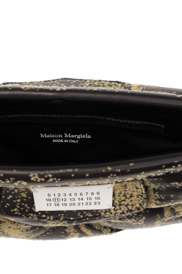 Maison Margiela Balmain logo-print Barmy shoulder bag Grün