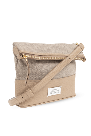 Maison Margiela Love Moschino animal-print strap shoulder bag