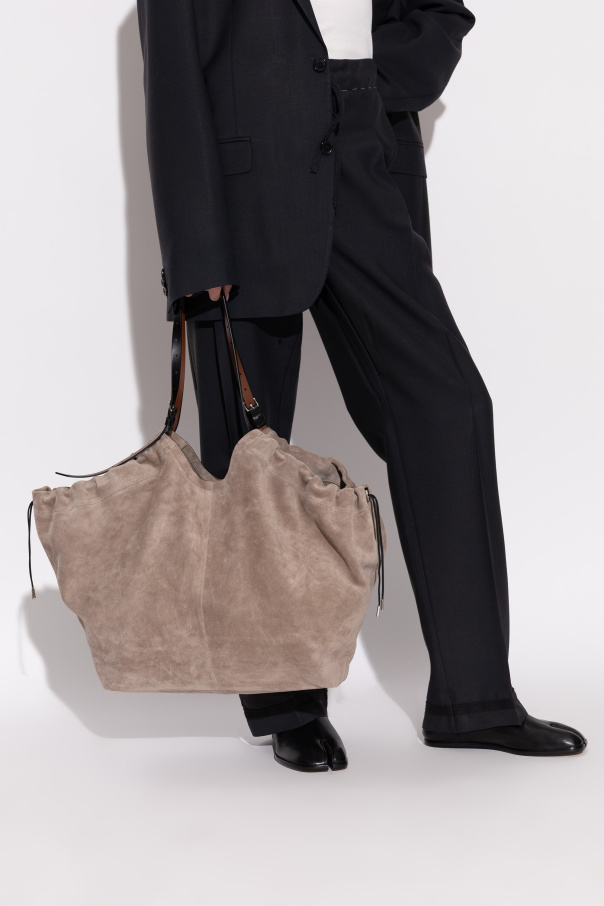 Maison Margiela Suede shopper bag